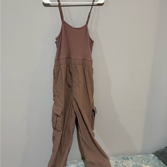 Vintage nobo Women's Brown Cargo overall Pants Sz medium sold out! - Picture 12 of 15